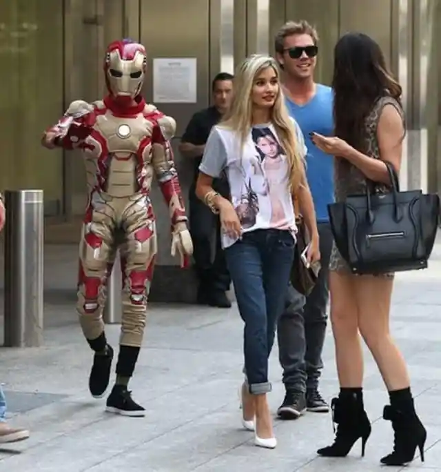 Jaden Smith Dresses Up As Iron Man