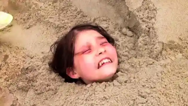Kid Was Found Under Sand By Another Child, Mom Had Forgotten Him