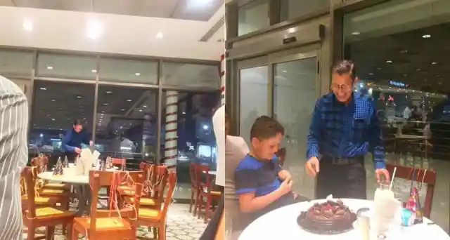 Helping Him Celebrate