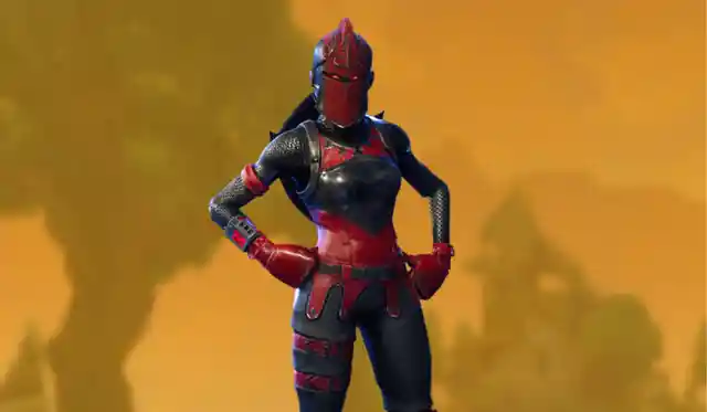 The "Red Knight" is the menace of what Fortnite location?