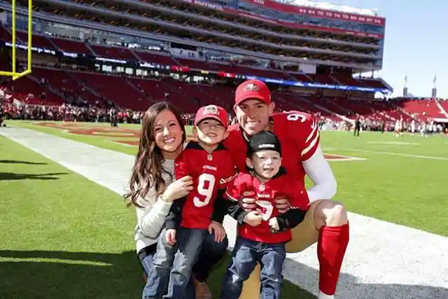 Robbie Gould and Lauren Gould