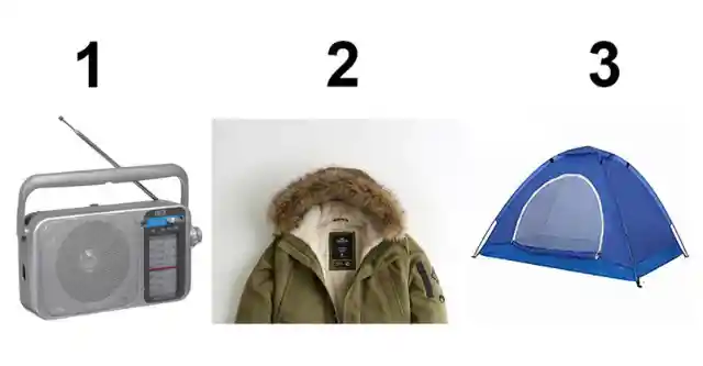 After three days, you and the researchers choose to proceed onward. One of the MIT students intends to go to LL Bean to get some outdoor gear, and you need to go with him. What's your weapon for survival?