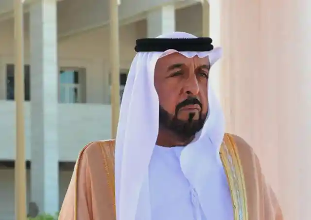 11. Khalifa Bin Zayed Al Nahyan - Net Worth: $19 billion