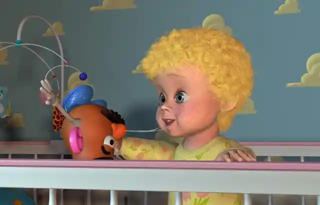 In Toy Story, what’s Andy’s little sister’s name?