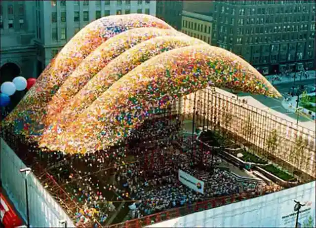 Imagine Standing Below 1.5 Million Balloons