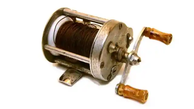 What decade was the first fishing reel introduced?