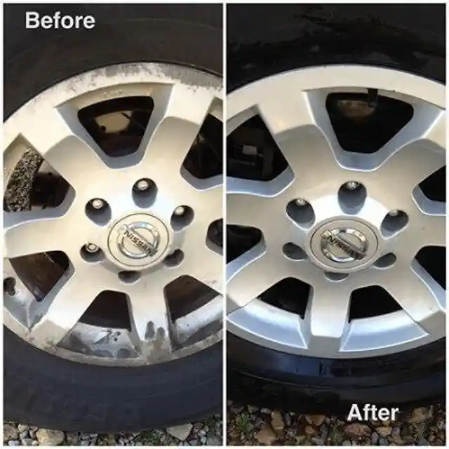 Get High-End Detailing Look on Tires… With Nothing but Kitchen Powder Cleaners