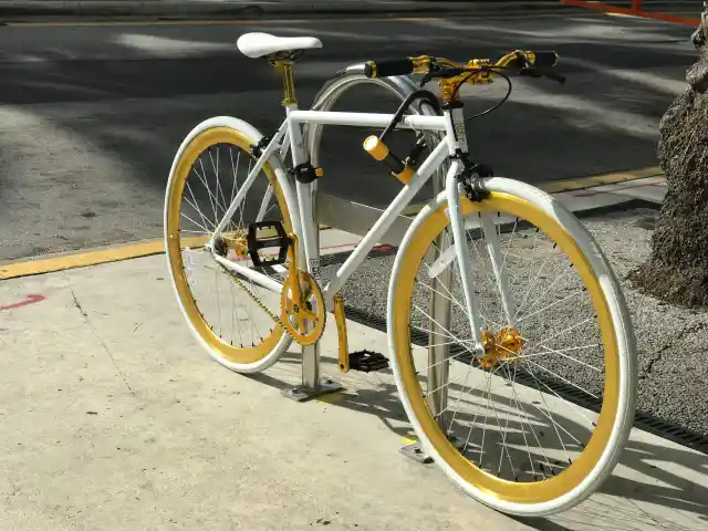 Gold Bicycle Frames