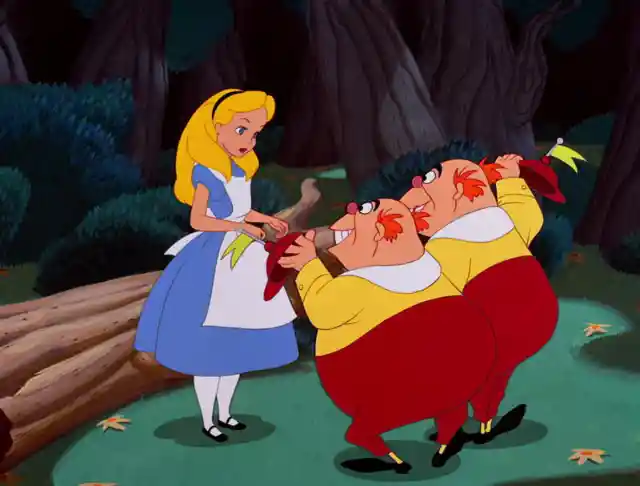 In Alice in Wonderland, twins Tweedle Dee and Tweedle Dum tell Alice, “The Story of the Curious…”