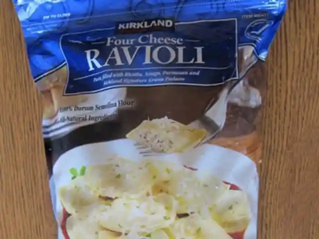 Kirkland Signature’s Frozen Four-Cheese Ravioli