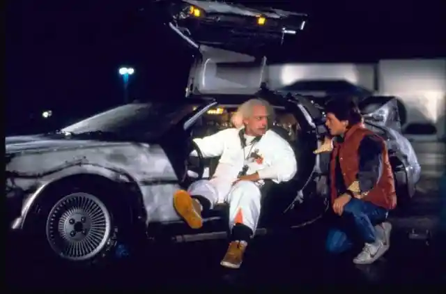 2. The Doc Wears a Shirt in Back to the Future II That Suggests to the Plot of Back To The Future III