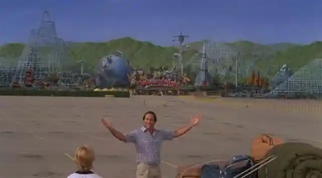 11. The Shots Of Walley World Were Actually Matte Paintings