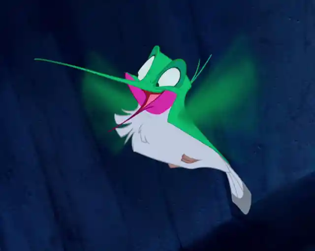 Pocahontas has the best animal friends. What’s this hummingbird’s name?