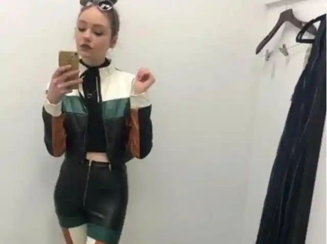 She Found a Handmade Leather Tracksuit That Fit Perfectly