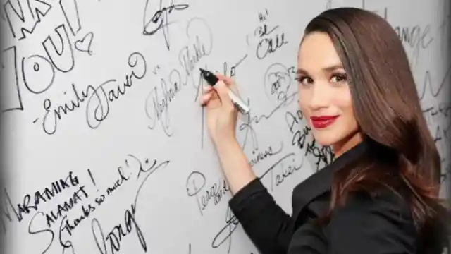 11. Before Meghan Became an Actress, She Worked as a Calligrapher