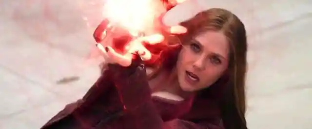 Elizabeth Olsen as the Scarlet Witch