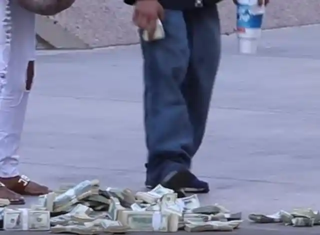 Blind Man Drops One Million Dollars In The Middle Of The Street, See What Happens Next