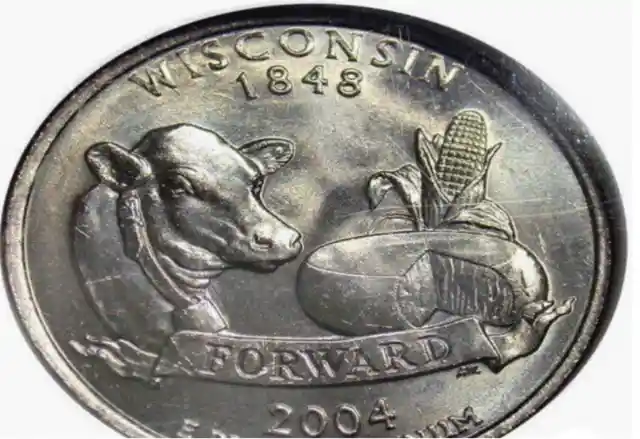 The “Extra Low Leaf” Wisconsin Quarter From 2004