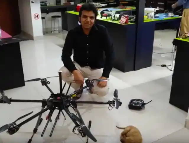 Man Builds Drone To Save A Puppy Stuck In A Drain