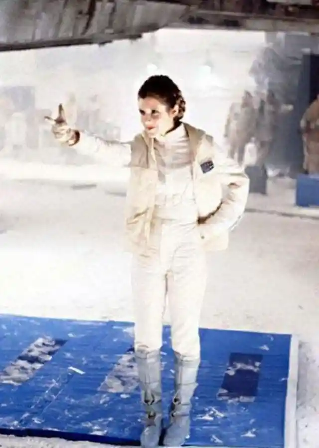 At least we have proof that Carrie Fisher shot first.