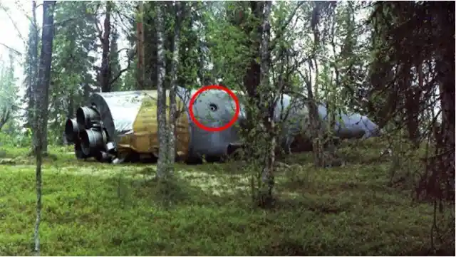 Man Finds Giant Rocket In Forest, Mouth Falls Open When He Sees What's Inside