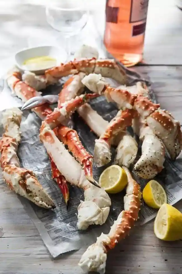 Alaska: King Crab Legs With Butter