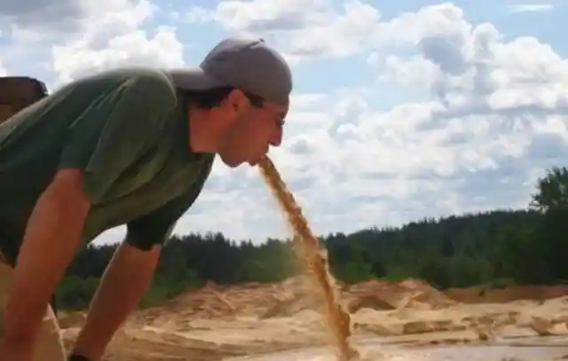 Blowing Chunks… Of Sand?