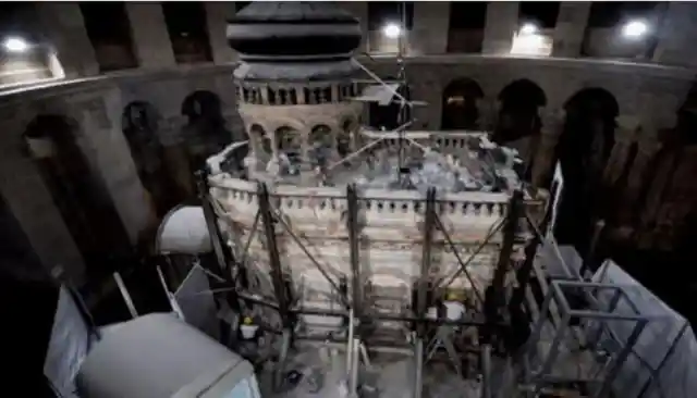 Experts Wiped Dust Off Jesus' Tomb And Made A Major Discovery