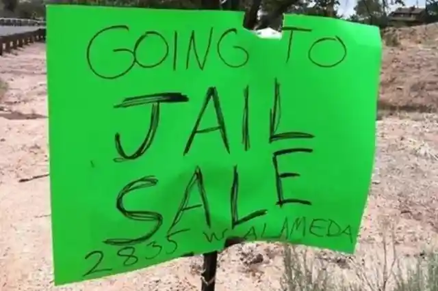 Jail sale!