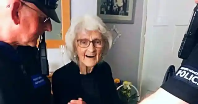 Police Officers Arrest 93-Year-Old Nan After Receiving Tip