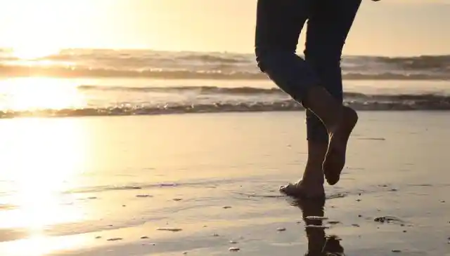 A Walk Down The Beach