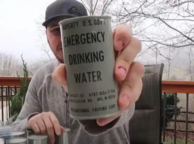 Cans of Drinking Water