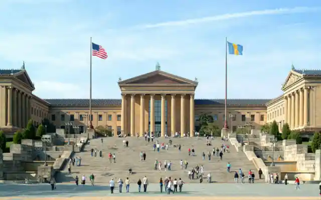 What film features these stairs in a famous scene?