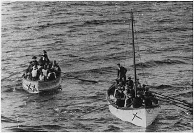 Passengers Being Rescued by Carpathia
