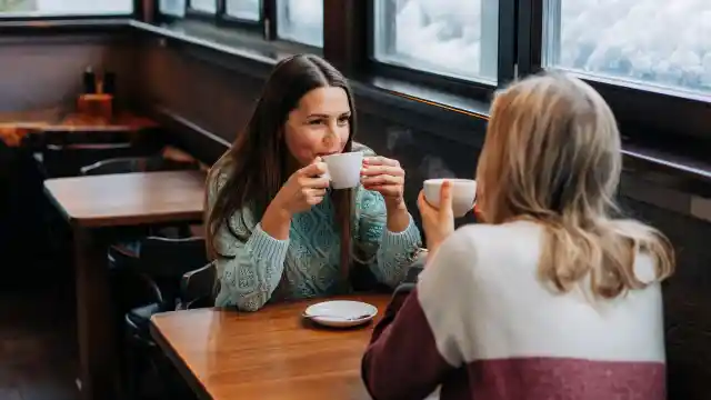 Consulting Her Friend