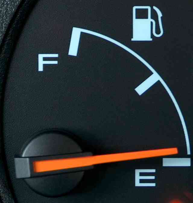 Driving your car on (or close to) an empty tank