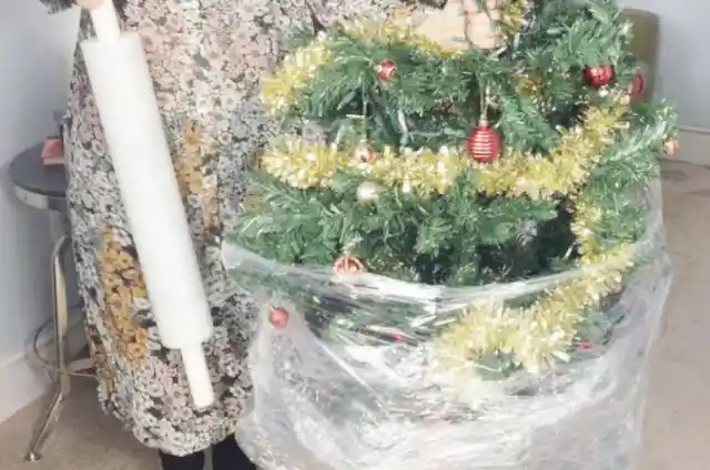 15 Hilarious Ways To "Pet-Proof" A Christmas Tree