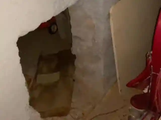 He Got Down to Crawl Through the Hole