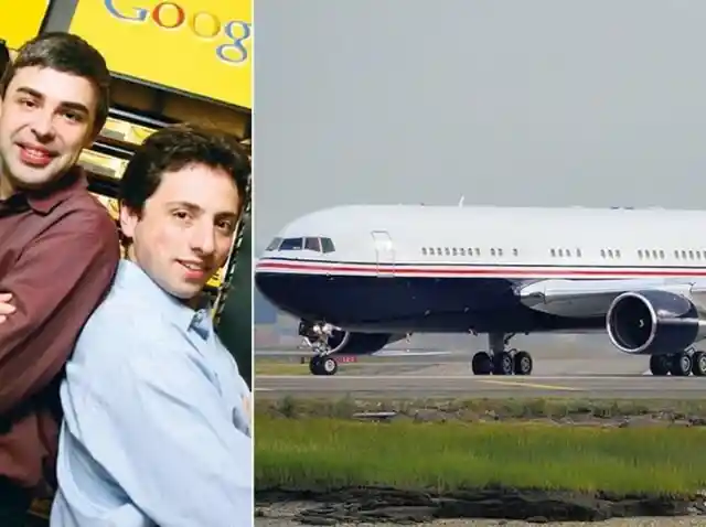 Larry Page and Sergey Brin – The Google Jet