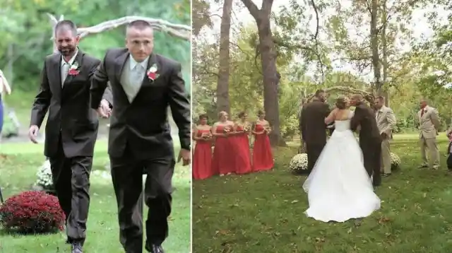 Bride’s Father Stops Wedding to Pull up Her Stepdad - Guests Burst into Tears