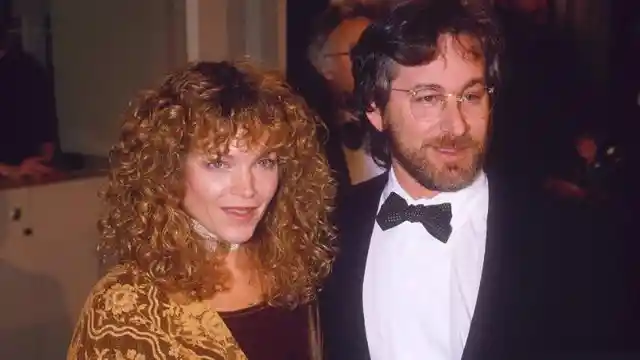 Steven Spielberg and Amy Irving