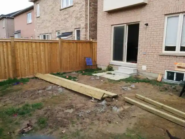 This bare yard really did need a makeover, didn’t it?