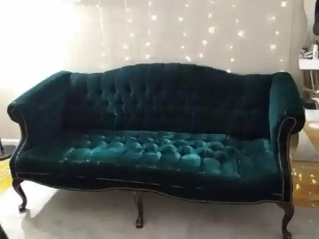 They Saved This Emerald Couch