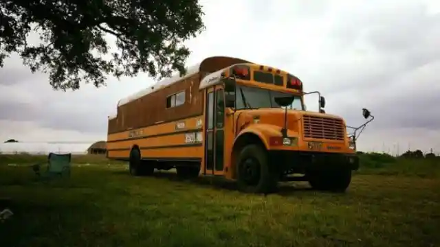 This Man Built His Dream Home With $2,200 And An Old School Bus