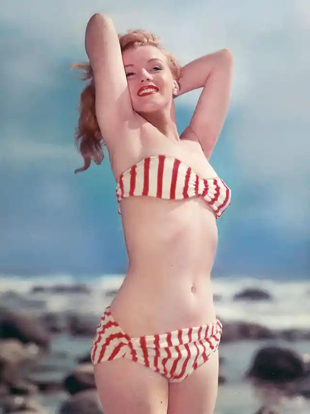 Norma Jeane And Her Swimsuit
