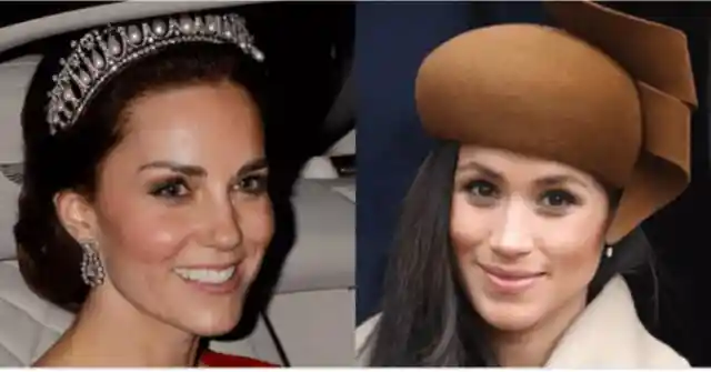 Why Kate Can Wear A Tiara But Meghan Markle Can't...