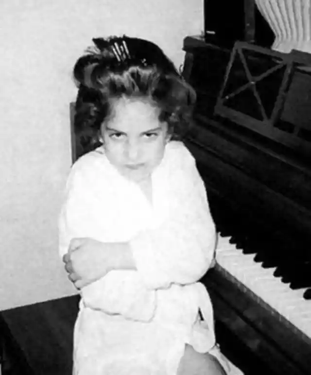 3. She learned to play piano at 4.