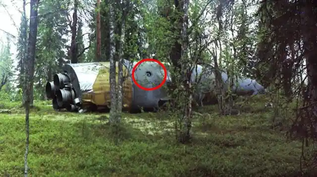 Man Finds Giant Rocket In Forest, Mouth Falls Open When He Sees What's Inside