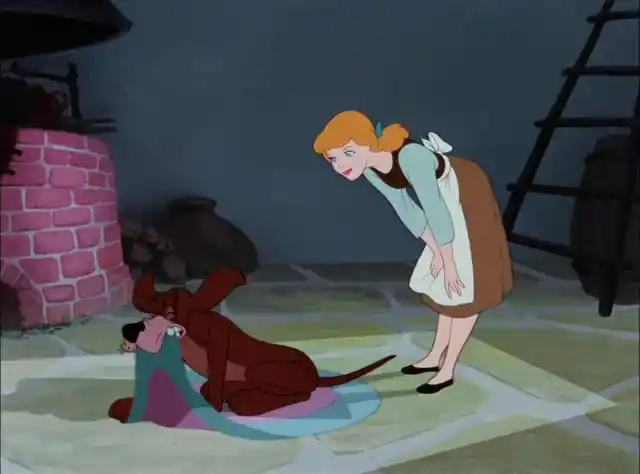 Despite Cinderella’s awful family, life could have been worse. She could have lived without this canine companion! What’s Cinderella’s dog’s name?