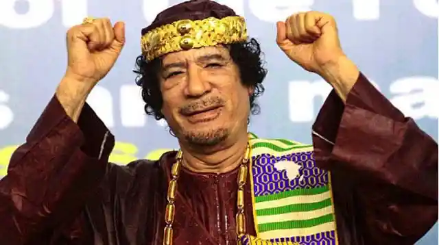 Muammar Gaddafi Is a Runway Icon
